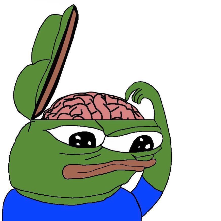 pepe brain exposed thinking