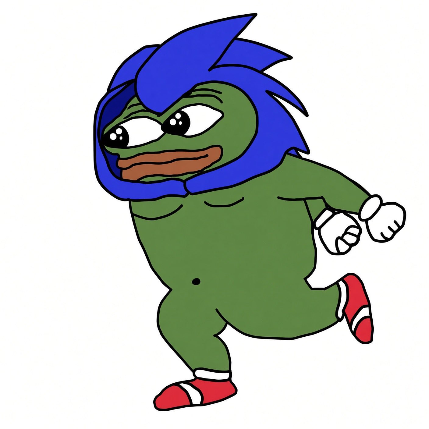 apu sonic running naked
