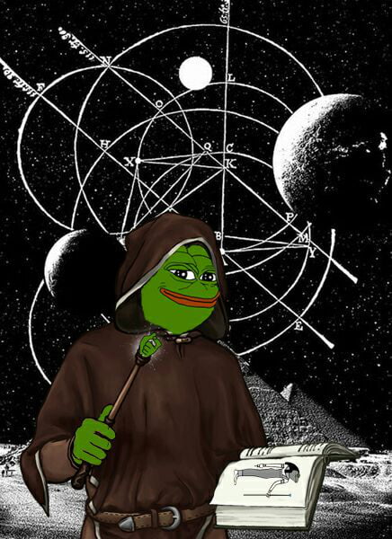 wizard pepe space astronomy egyptian esoteric geometric diagram