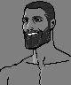 gigachad pixel art