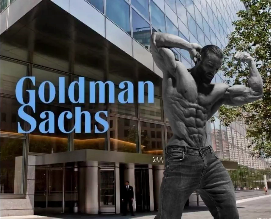 gigachad flex goldman sachs