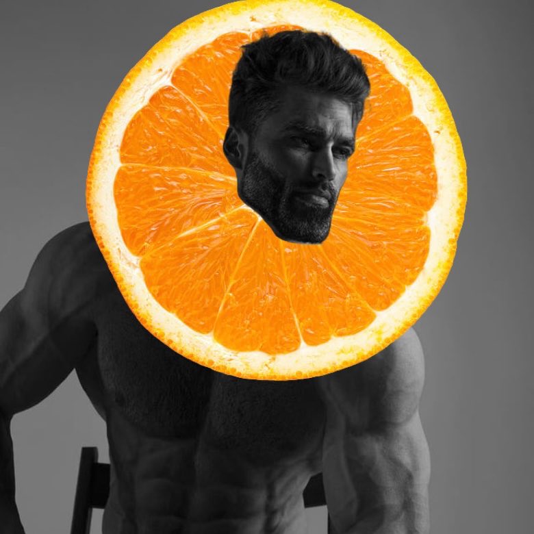 sliced orange gigachad