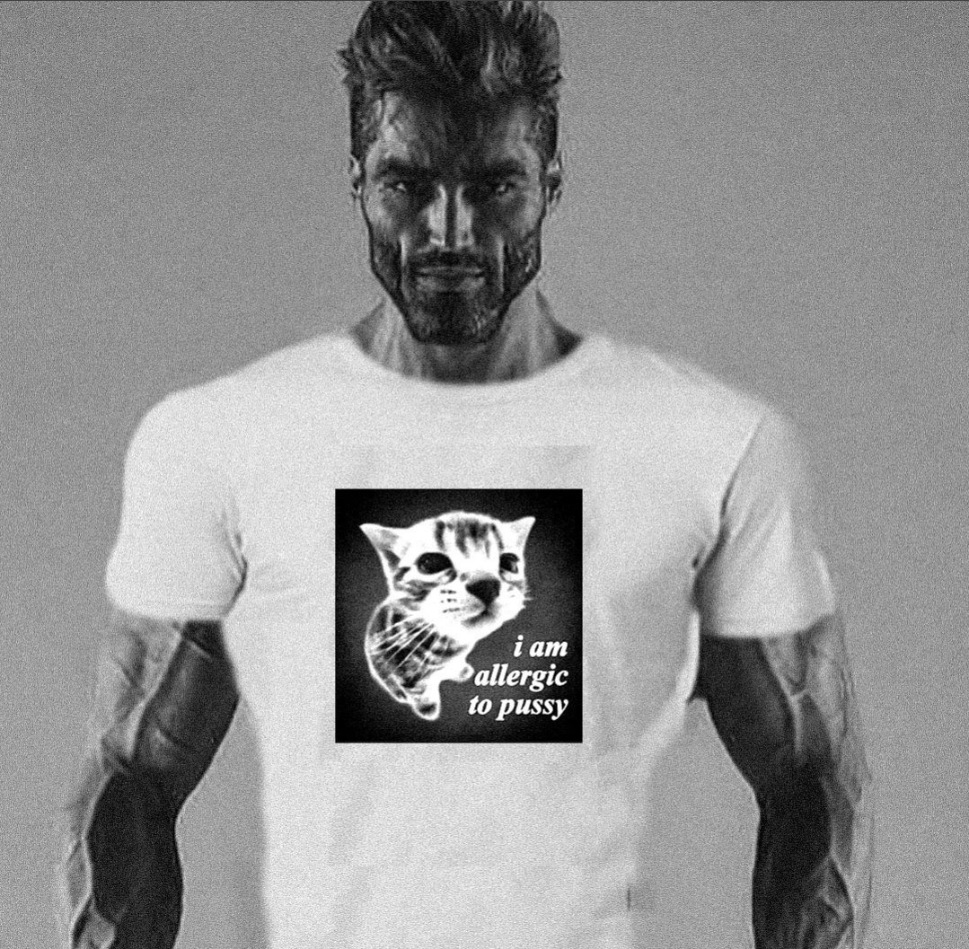 truecel incel gigachad allergic to pussy