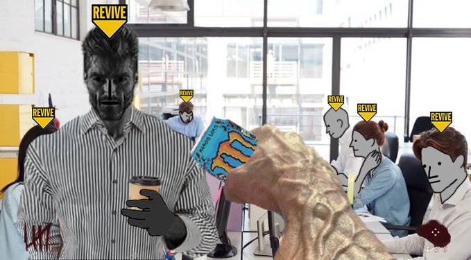 cod call of duty zombies revive monster energy gigachad npc