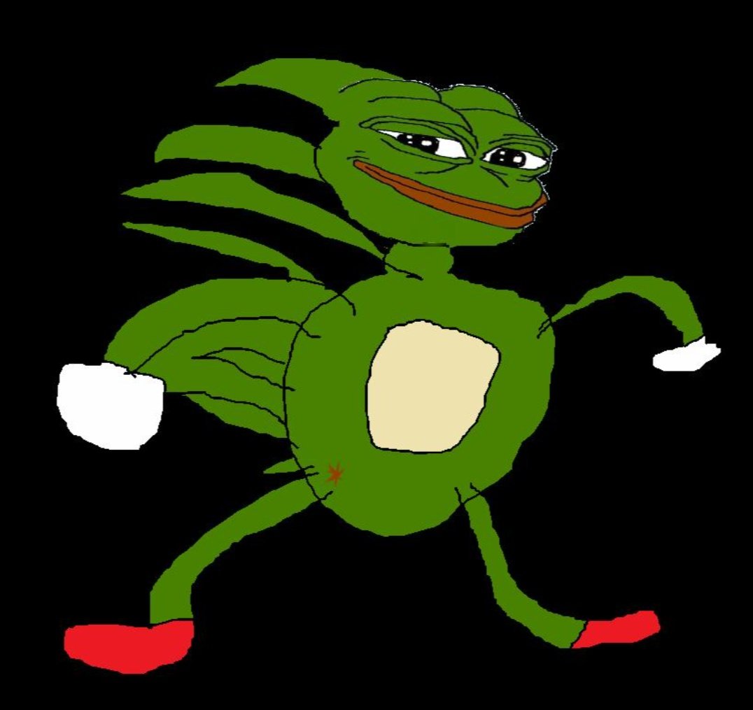 pepe sonic sanic badly drawn