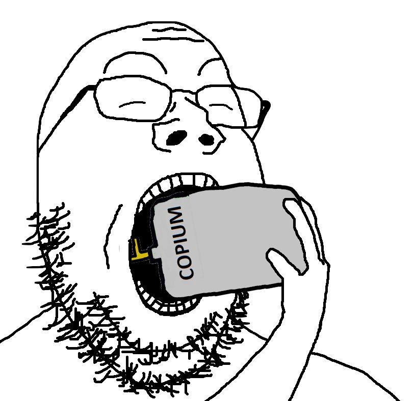 cobson eating copium
