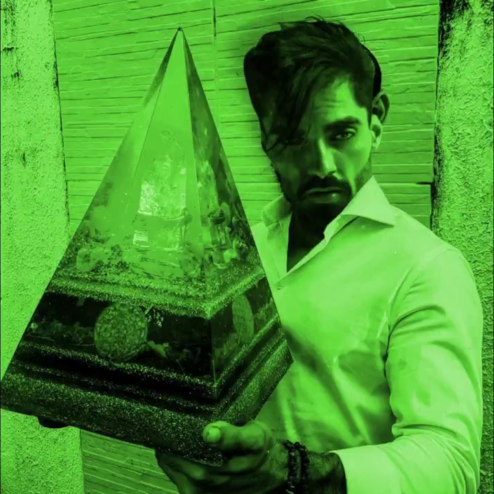 gigachad magic green pyramid crystal gem