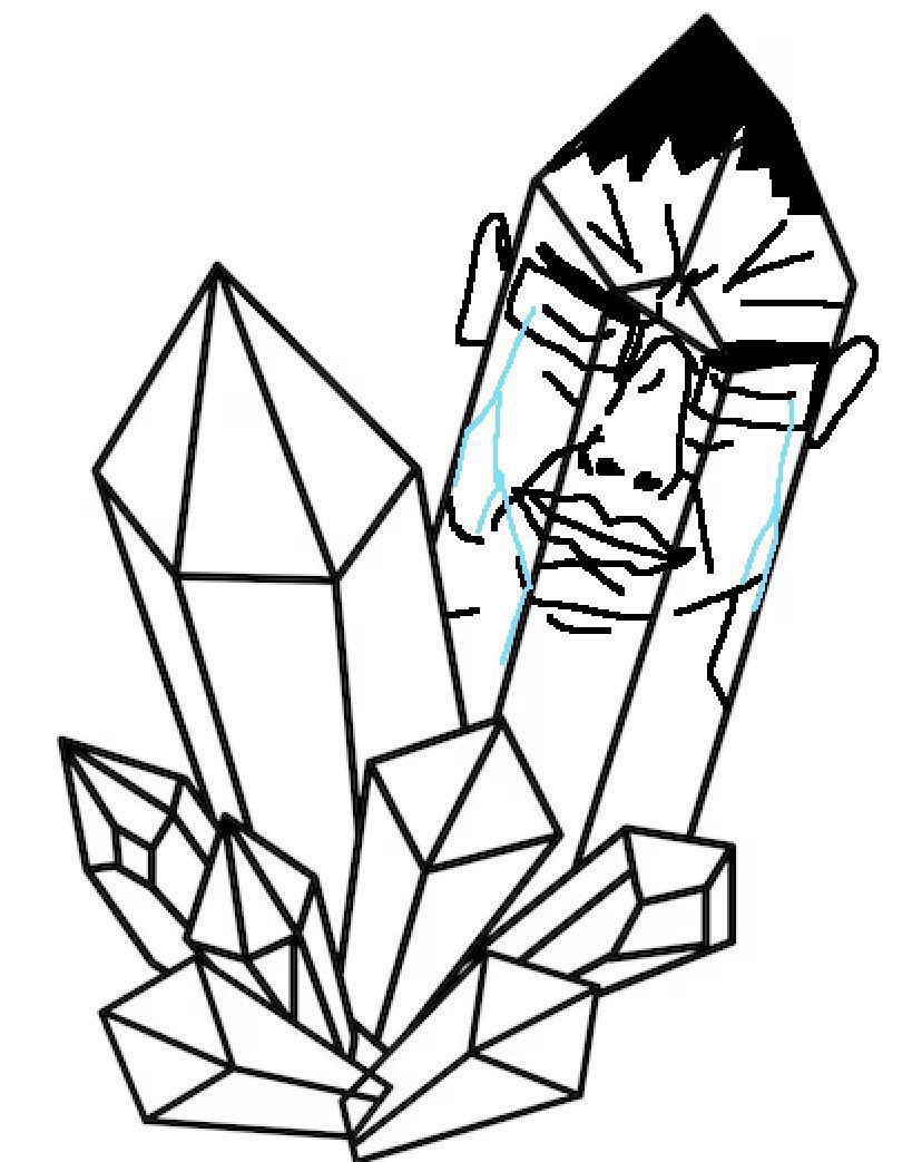 chudjak crying trapped in crystals