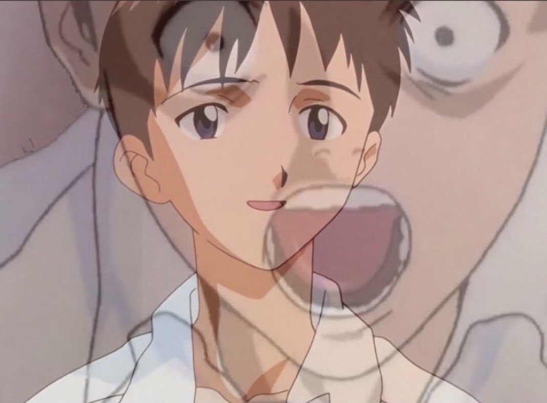 shinji overlay multiple exposure scream stressed