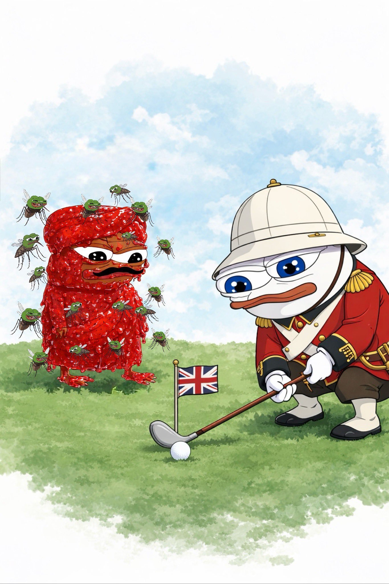 british apu golf jam boy jelly mosquitoes