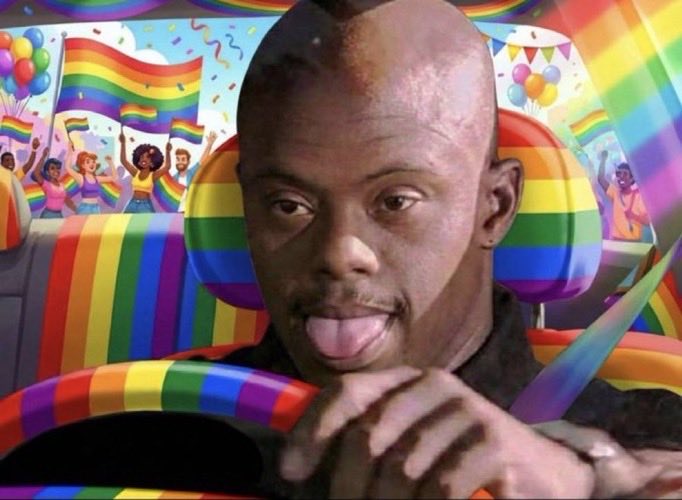 gay retard downs syndrome doakes car