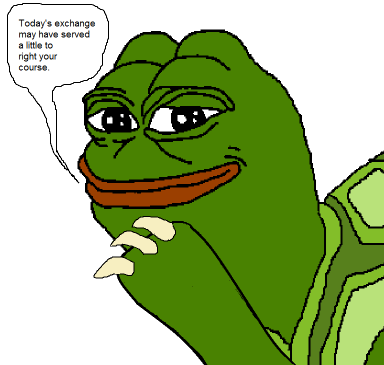 pepe turtle todays exchange right your course