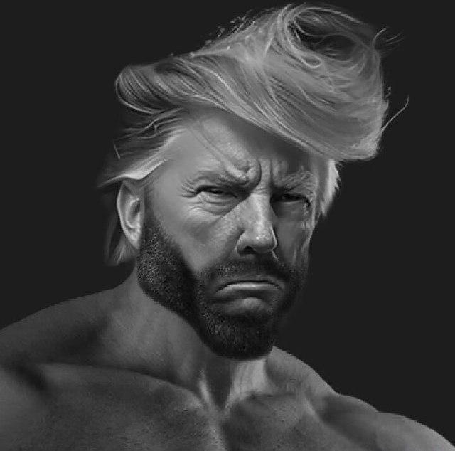 donald trump gigachad