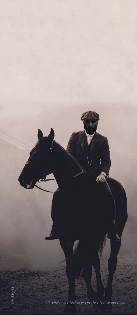 gigachad horse flat cap peaky blinders