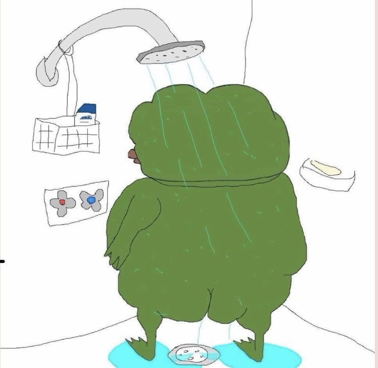 apu in shower back