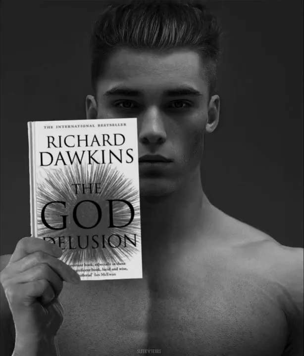 young gigachad atheist dawkins god delusion
