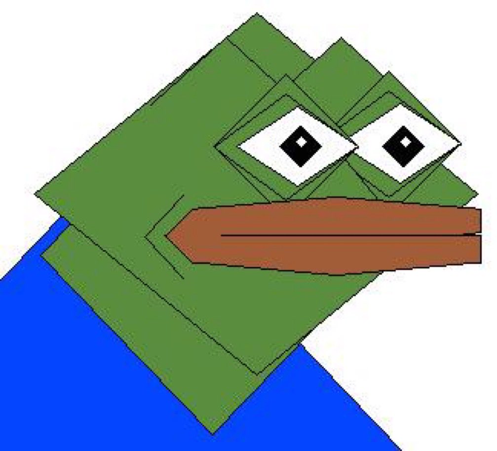 geometric layered block Pepe ms paint