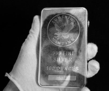 gigachad silver bar reflection