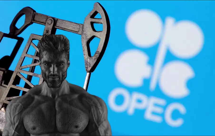 gigachad opec oil pump