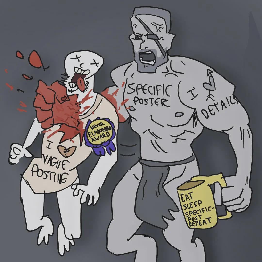specific ooster gigachad killing vagueposter