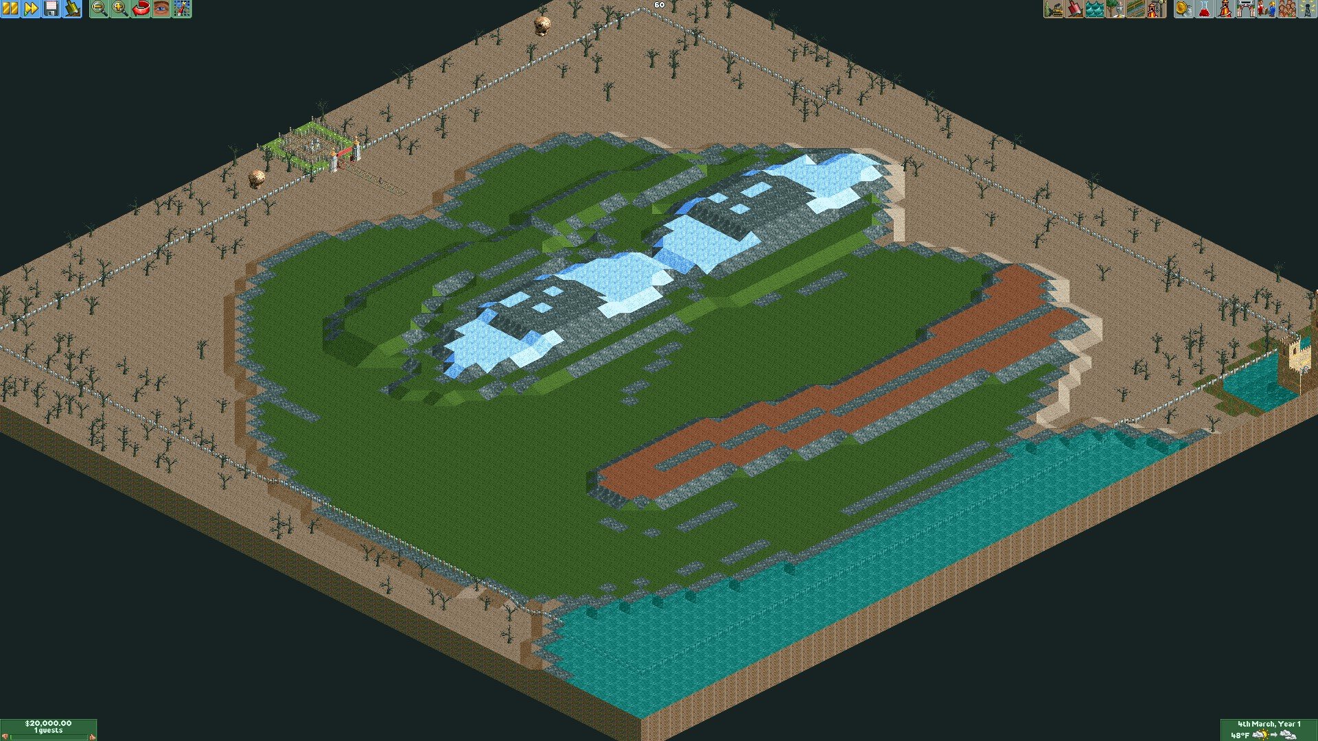Pepe terrain game map rollercoaster tycoon