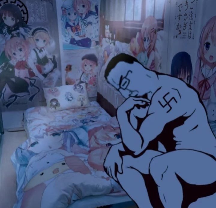 chudjak swastika anime girl room