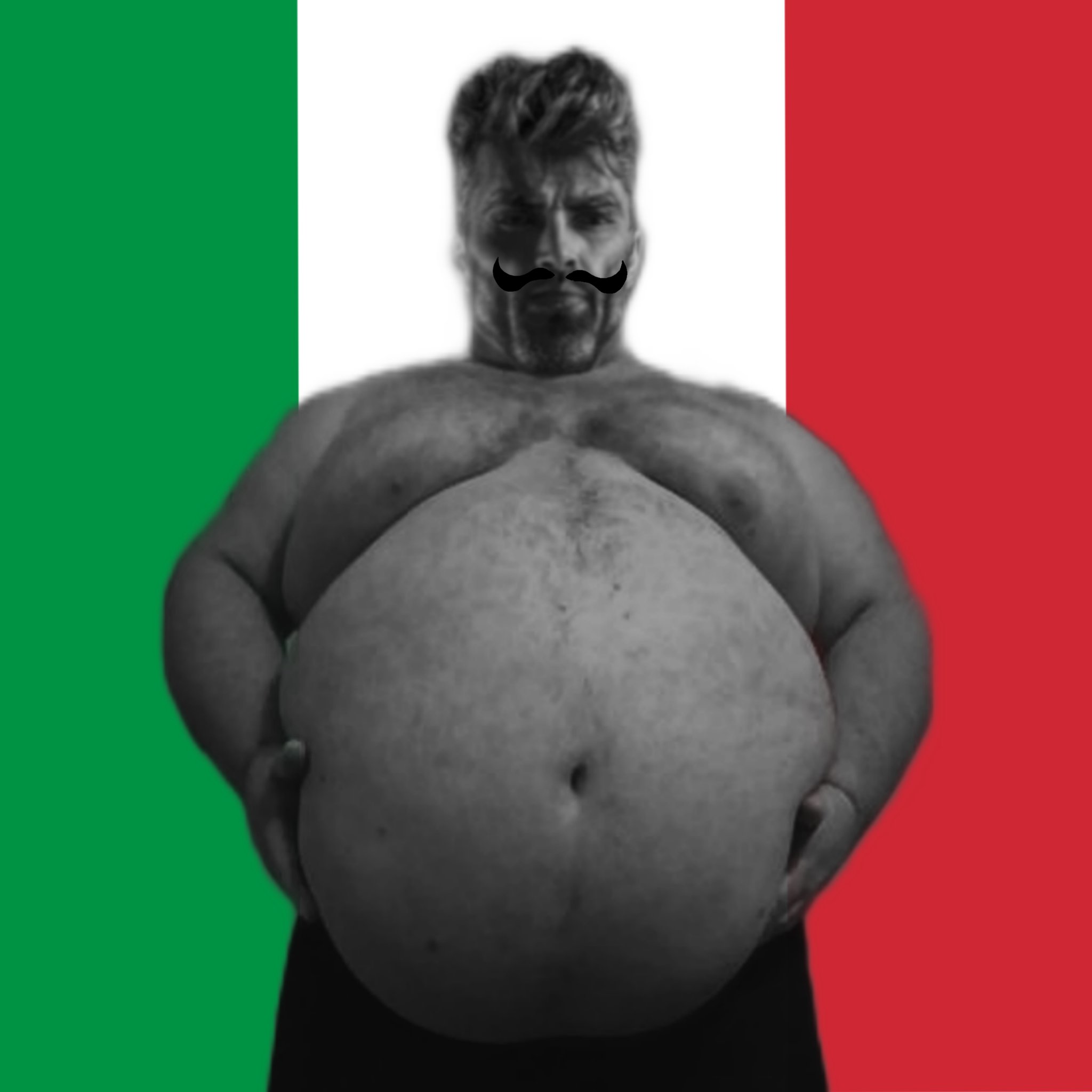 fat italian gigachad mustache