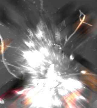 exploding gigachad smiling