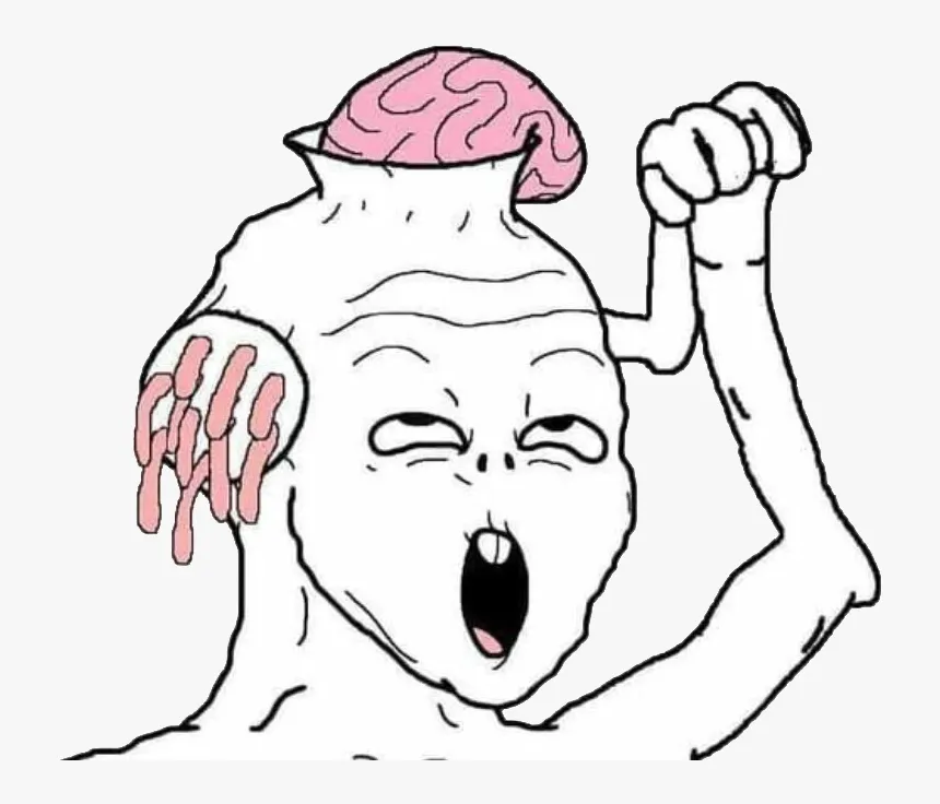 retarded soyjak grind brain